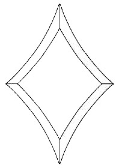 Bevel, Rauten-Stern,332-2